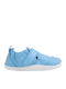 Kids Sneakers with Hoop & Loop Closure Light Blue