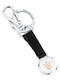 Maserati Keyrings Ss Rg Leather Black