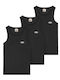 Corteiz Tank Top Black 3 Pack