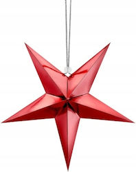 PartyDeco Weihnachtliche Deko-Sterne Papier Rote PartyDeco Weihnachtliche Deko-Sterne Papier Rote