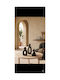 Stewehome Set Of 3 Pieces Modern Abstract Family Figures Black 8x6 Cm
