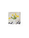 Decorative Tile Natural Stone Yellow Flowers