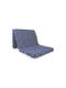 Multifunctional Bean Bag Chair Bolster Black 180x80x10cm