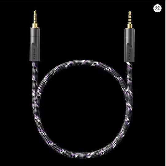 Fiio Καλώδιο Ήχου 3.5mm male - 3.5mm male Ασημί