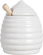 Esschert Design Ceramic White Honey Pot