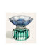Stewehome Decorative Glass Object Multicolored 10.2x10.2x9 Cm