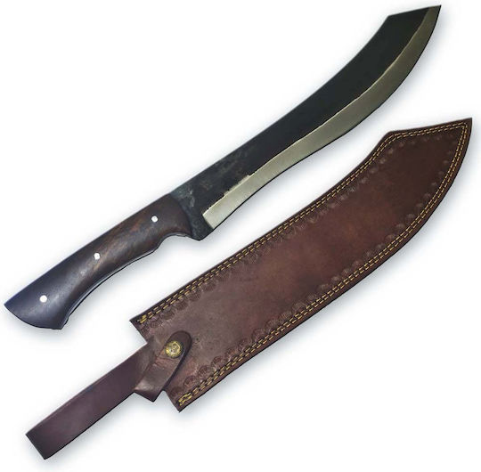 Alpin Machete de Supraviețuire Maro în Husă de Piele