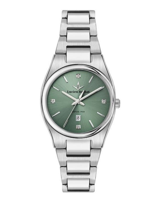 Lucien Rochat Womens Watch 34mm Battery With Silver Metal Bracelet
