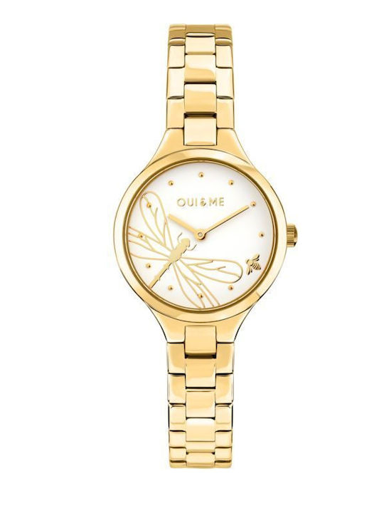 Oui & Me Womens Watch 30mm Battery with Metal Bracelet