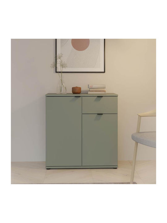 Chest of Drawers Wooden Sage 80x34x83cm