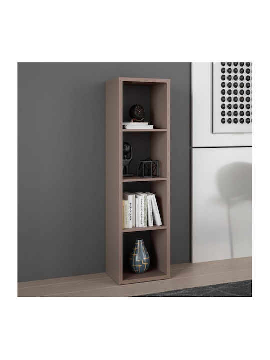 Βιβλιοθήκη Πορτοκαλί 39x33x142εκ.