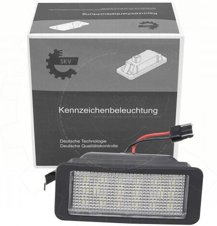 SKV LED Kennzeichenbeleuchtungen Seat Mii Skoda Citigo