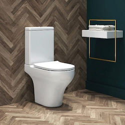 Olympia Clear Λεκάνη Δαπέδου με Καζανάκι Λευκή Olympia Clear Λεκάνη Δαπέδου με Καζανάκι Λευκή