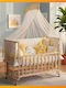 SteweHome Baby Crib Brown With Mattress x