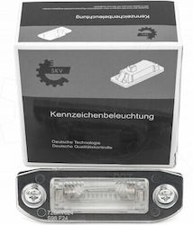 SKV Linkes Kennzeichenbeleuchtung für Volvo C70 / S40 / S80 / V50 / V70 / XC 90 31253006