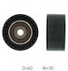 Rolă Curea de Distribuție Ford 1 4/1 6 Tdci 02 Întoarcere Y401-12-730