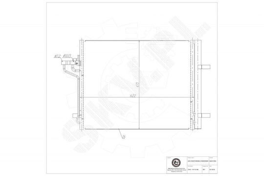 Ford Kuga Ii Air Conditioning Condenser Dehydrator Dv6119710bb