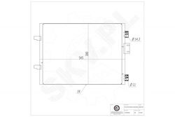 SKV Radiator Aer Condiționat pentru Renault Clio
