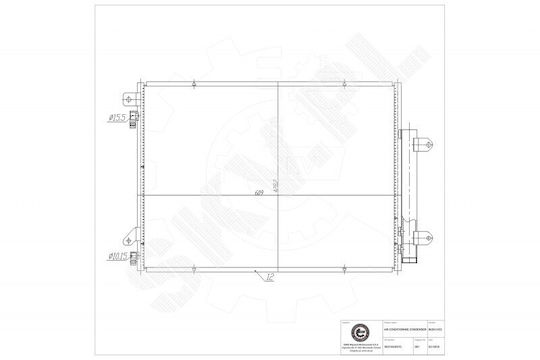 SKV Car Engine Water Radiator for Suzuki SX4 S-Cross / SX4 / Vitara