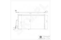 SKV Ψυγείο Air Condition Αυτοκινήτου για Kia Mini Subaru Mini