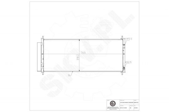 SKV Ψυγείο Νερού Αυτοκινήτου για Honda Jazz / CR-Z / Insight