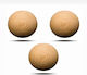 Stewehome Set Of 3 Pieces Shelf Jar Lids Pine Wood Spherical Very Functional Purple