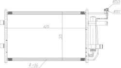 Hart Ψυγείο Air Condition Αυτοκινήτου για Mazda 5
