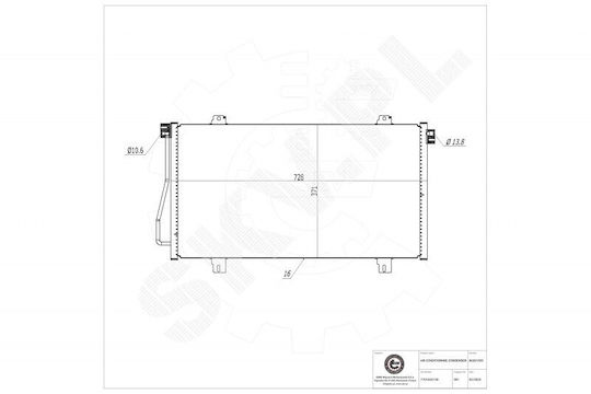 SKV Radiator de apă pentru Opel Arena Renault Master Nissan Interstar