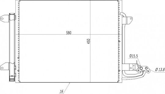 Ψυγείο Κλιματισμού Vw Caddy 04 1t0.820.411a