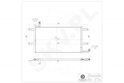 Ψυγείο Κλιματισμού Vw Passat B3 B4 3a0820413a