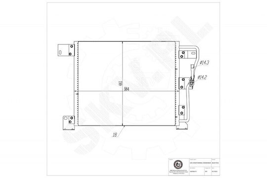 Auto-Kühlschrank Jeep Großer Cherokee I 55036473