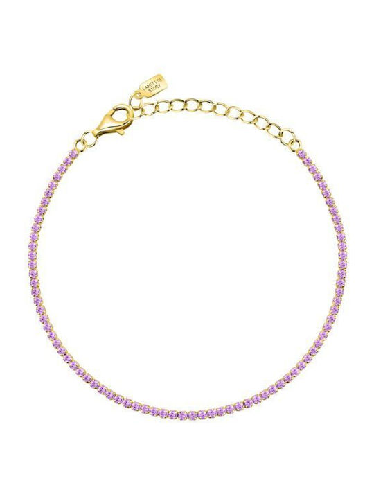 La Petite Story Women's Riviera Silver Bracelet with Zircon