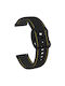 Silicone Stitching Line Xiaomi Watch S4 47mm 22mm Black Yellow Line