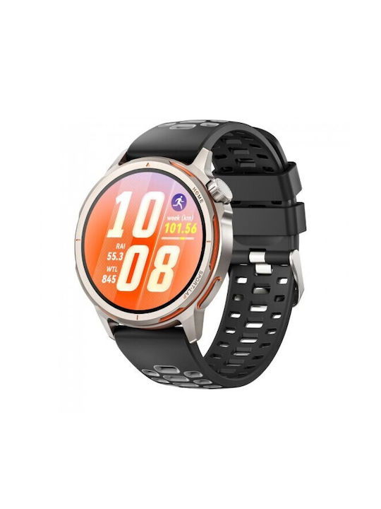 Microcenter Atmungsaktives Tragbare Band Xiaomi Watch 5 47mm 22mm Schwarz Grau