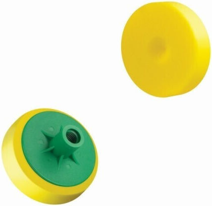 Boll Polierscheibe 80mm Durchmesser Gelb Mittlere Härte Gewinde M14