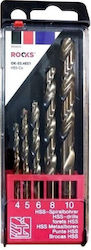 Bohrmaschinen Metall Strong Hss-co 1000 N/mm² Set 5 Stück 4 5 6 8 10 Mm Ok034651