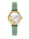 Oui & Me Women's Watch 28mm Battery with Green Rubber Strap