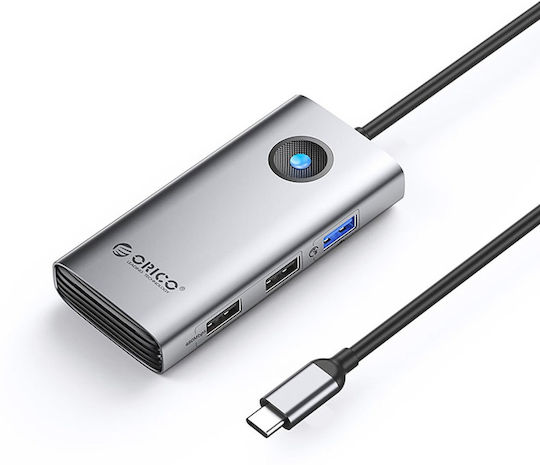 Orico PW11-5P USB-C Docking Station with HDMI 4K PD Grey