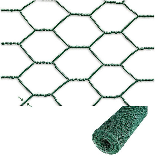 Galvanized Wire Fencing with PVC Coating Green
