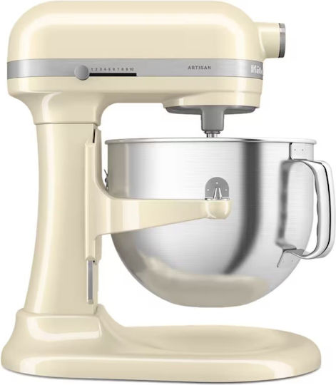 Kitchenaid Artisan Kitchen Machine 375W with Stainless Bowl 6.6L White