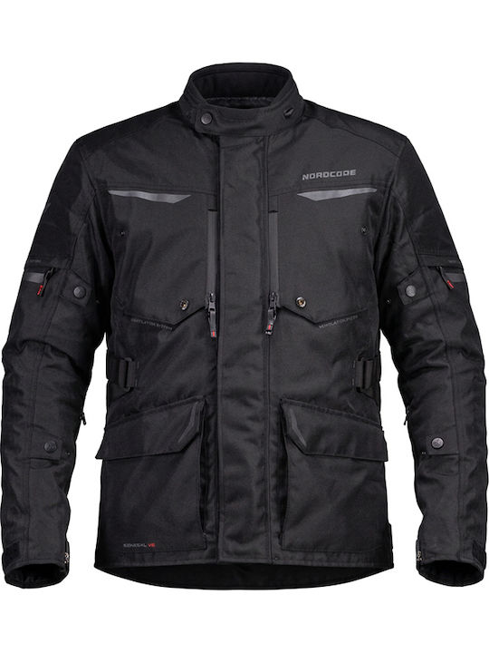 Nordcode Senegal V2 Oversize Cordura Ανδρικό Μπουφάν 4 Εποχών Μαύρο