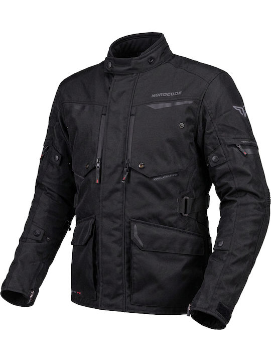 Nordcode Senegal V2 Cordura Ανδρικό Μπουφάν 4 Εποχών Μαύρο