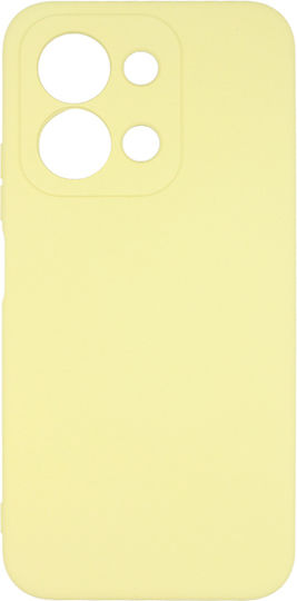 Θήκη Xiaomi Redmi 15c 5g Silky And Soft Touch Silicone Κίτρινο Απαλό Με Προστασία Κάμερας