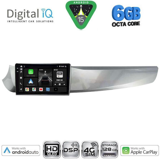 Digital IQ Car Audio System for Alfa Romeo Giulietta 2010-2014 Bluetooth USB WiFi GPS Apple CarPlay Android Auto with 9" Touch Screen