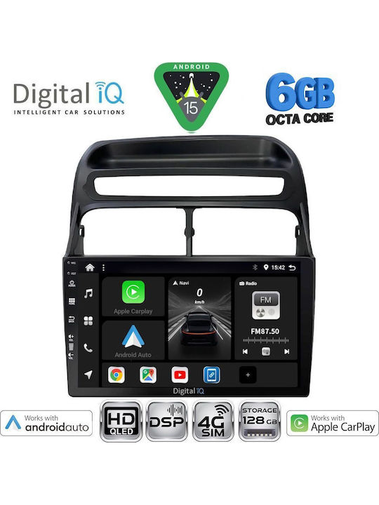 Digital IQ Car Audio System for Fiat Linea 2007-2011 Bluetooth USB WiFi GPS Apple CarPlay Android Auto with 9" Touch Screen