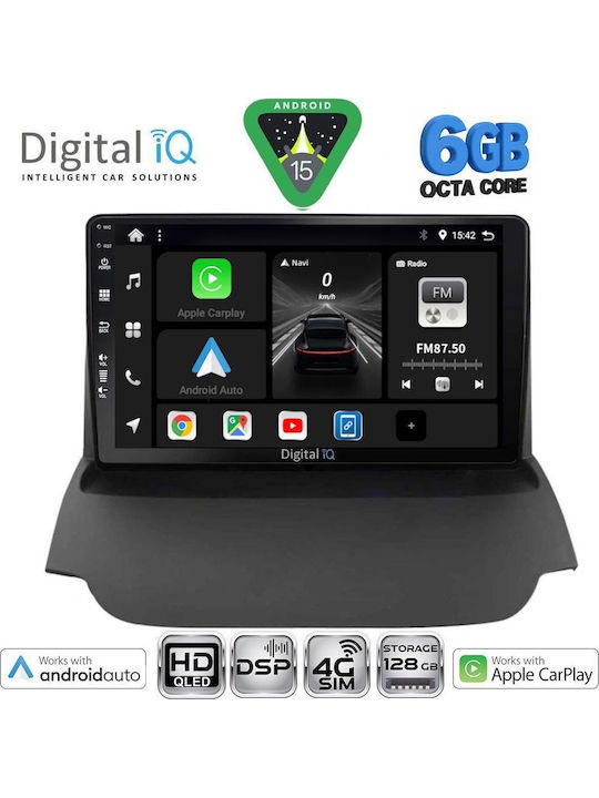 Digital IQ Car Audio System for Ford EcoSport 2012-2018 Bluetooth USB WiFi GPS Apple CarPlay Android Auto with 9" Touch Screen