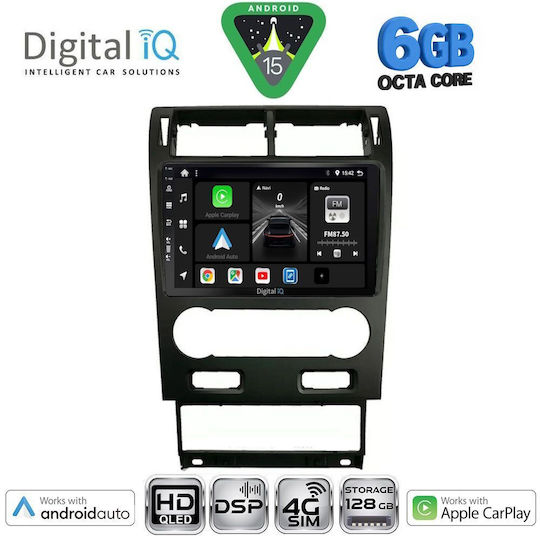 Digital IQ Car Audio System for Ford Mondeo 2003-2006 Bluetooth USB WiFi GPS Apple CarPlay Android Auto with 9" Touch Screen
