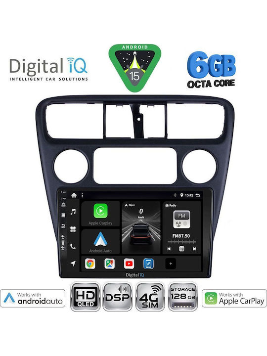 Digital IQ Car Audio System for Honda Accord 1998-2004 Bluetooth USB WiFi GPS Apple CarPlay Android Auto with 9" Touch Screen