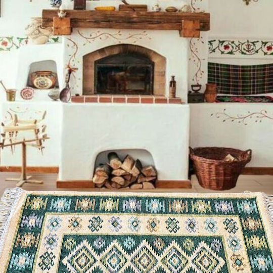 Kotonia Home Χαλί 80x300cm Πράσινο