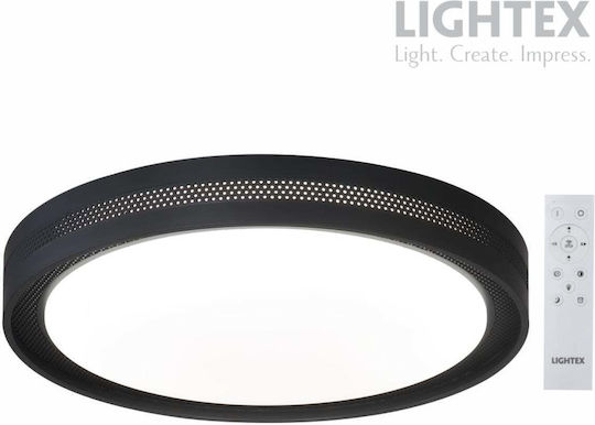 Lightex Licht Deckenleuchte Montieren Schwarz mit Integrierter LED
